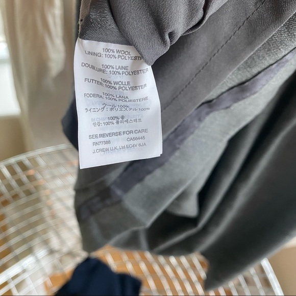 100% Wool Grey Pleated Dress - Picture 6 of 13